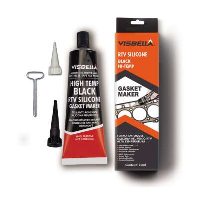 Visbella High Temperature Black RTV Silicone Gasket Maker