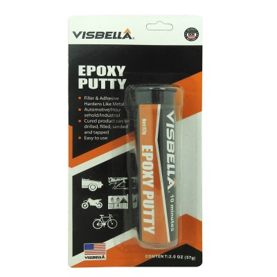 Visbella 57g Steel Putty for Metal Wood Glass